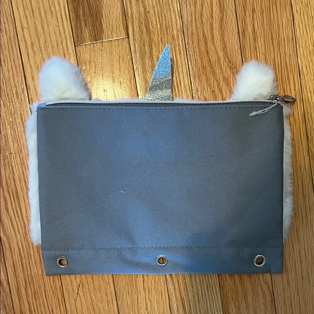 Unicorn Kids pencil case with Glitter Accents
